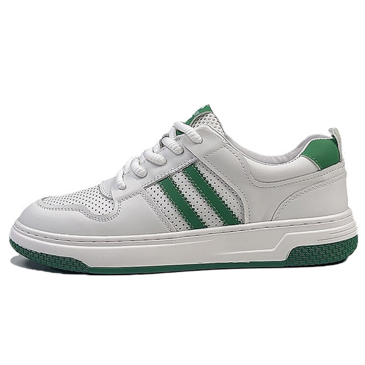 SENJIALUO Мужские устойчивые к истиранию легкие низкие скейтбордские кроссовки Support - бело-зеленые, цвет White Green
SENJIALUO Мужские устойчивые к истиранию легкие низкие скейтбордские кроссовки Support - бело-зеленые, цвет White Green