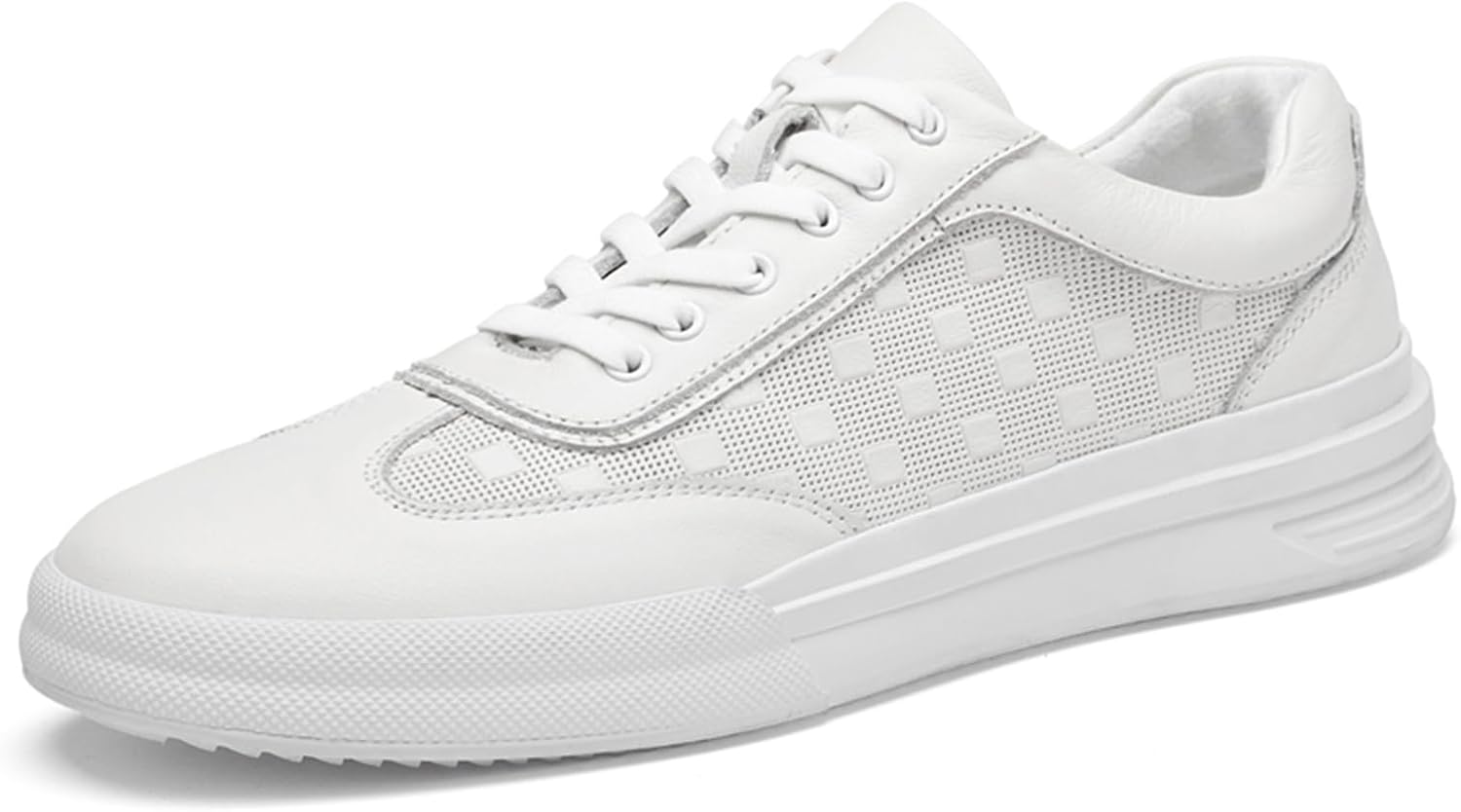 Мужские кроссовки из натуральной кожи, модные, простые, низкие слипоны, повседневная обувь, удобные классические прогулочные туфли Abborora, белый
Мужские кроссовки из натуральной кожи, модные, простые, низкие слипоны, повседневная обувь, удобные классические прогулочные туфли Abborora, белый