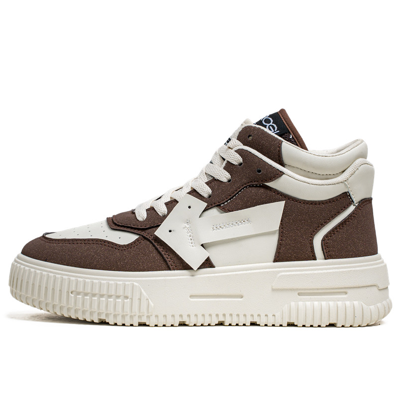 Boogie Bear Скользоустойчивые водонепроницаемые легкие высокие скейтерские кроссовки Balance для мужчин, бежево-коричневые, цвет Beige Brown
Boogie Bear Скользоустойчивые водонепроницаемые легкие высокие скейтерские кроссовки Balance для мужчин, бежево-коричневые, цвет Beige Brown