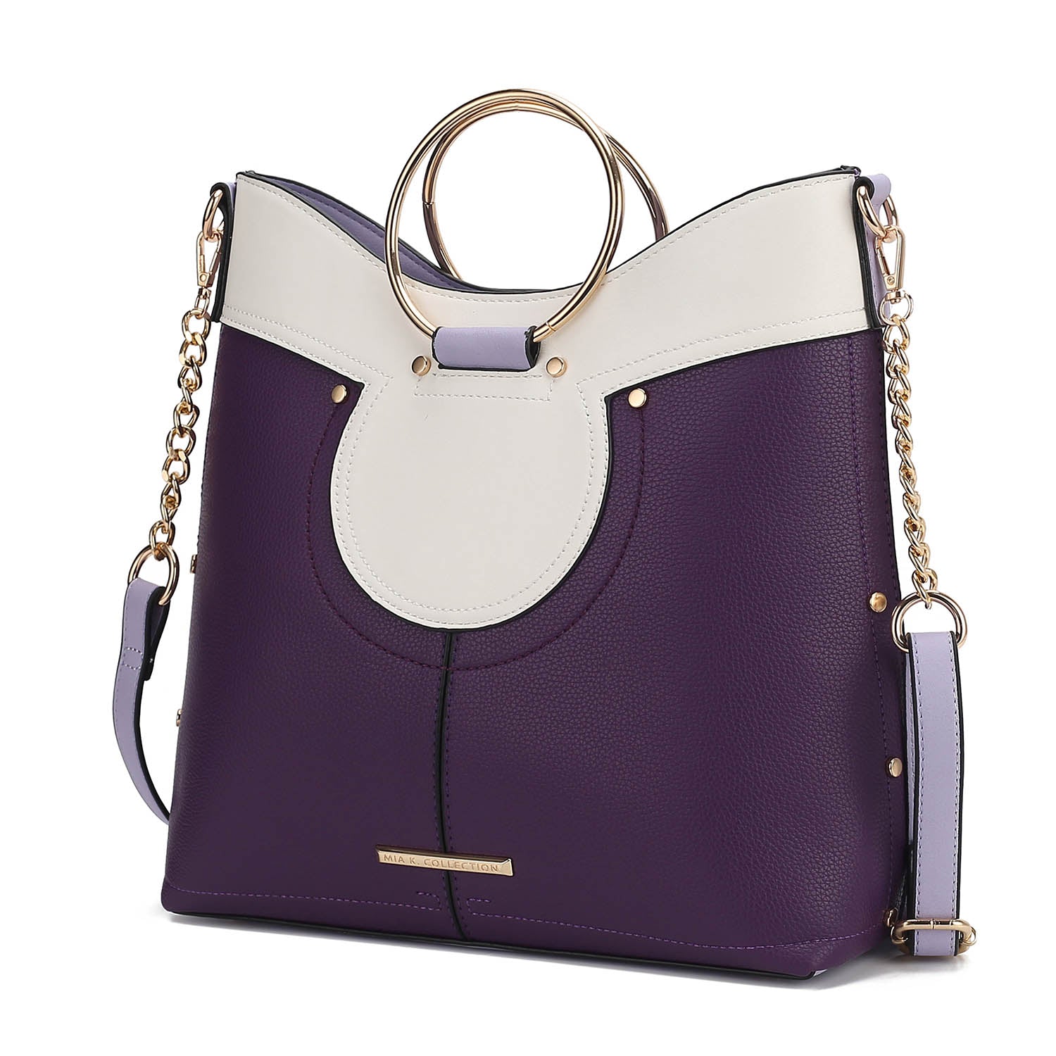 Женская сумка-портфель Kylie Top Handle Satchel из веганской кожи от Mia k MKF Collection By Mia K., фиолетовый
Женская сумка-портфель Kylie Top Handle Satchel из веганской кожи от Mia k MKF Collection By Mia K., фиолетовый