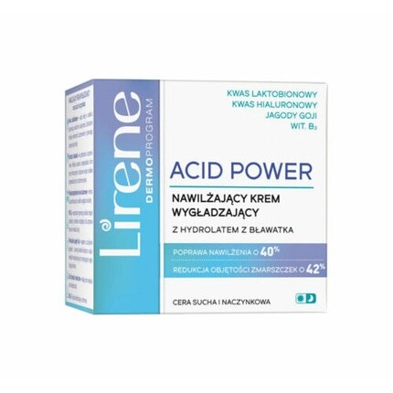 Dermoprogram Acid Power разглаживающий крем для сухой кожи 50мл, Lirene
Dermoprogram Acid Power разглаживающий крем для сухой кожи 50мл, Lirene