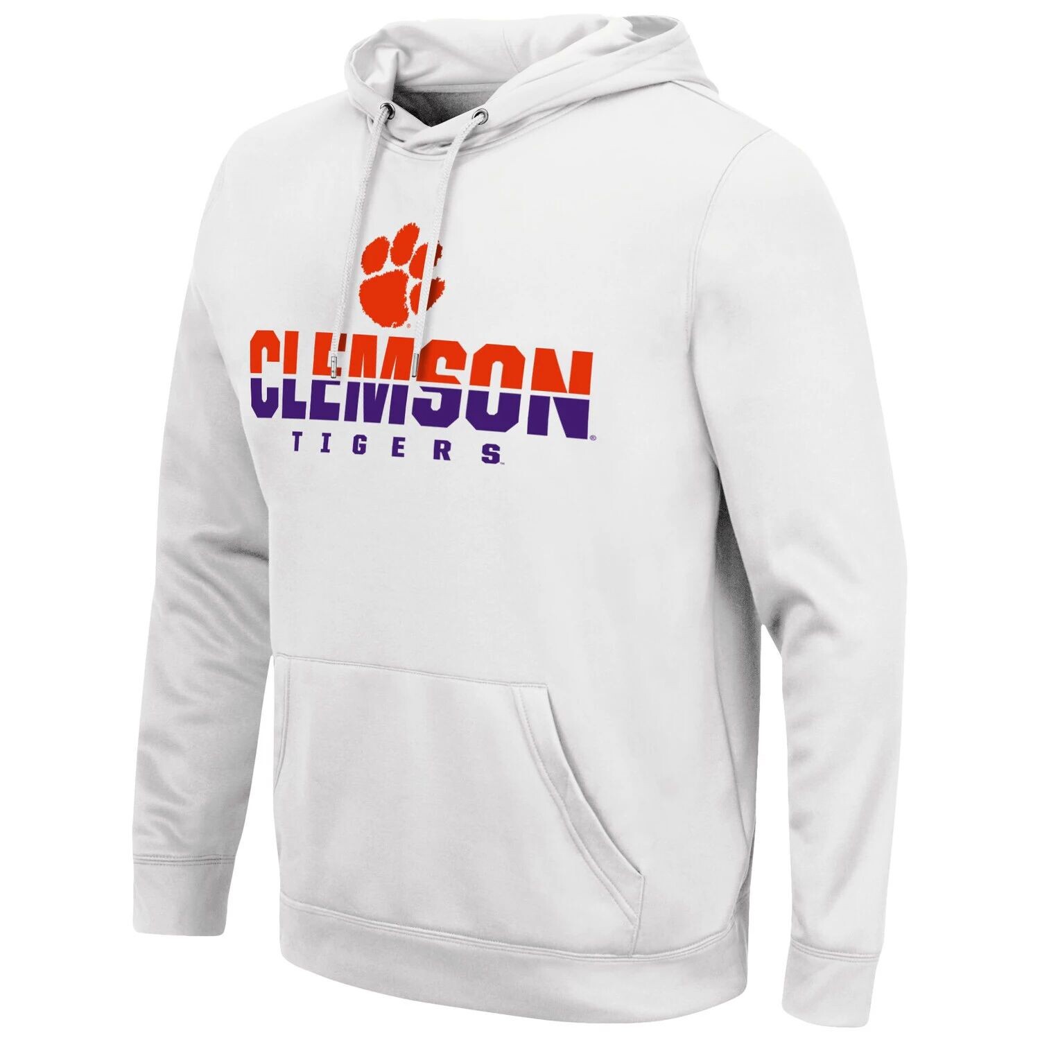 Мужской белый пуловер с капюшоном Clemson Tigers Lantern Colosseum
Мужской белый пуловер с капюшоном Clemson Tigers Lantern Colosseum