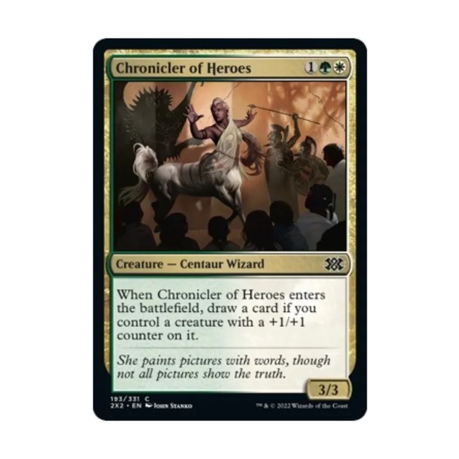 CCG Летописец героев (С) (Фольга), MTG - Double Masters 2022
CCG Летописец героев (С) (Фольга), MTG - Double Masters 2022