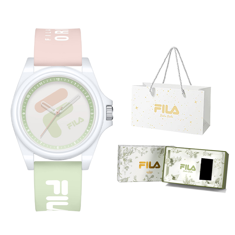 FILA Часы кварцевые с силиконовым ремешком розовый циферблат unisex
FILA Часы кварцевые с силиконовым ремешком розовый циферблат unisex