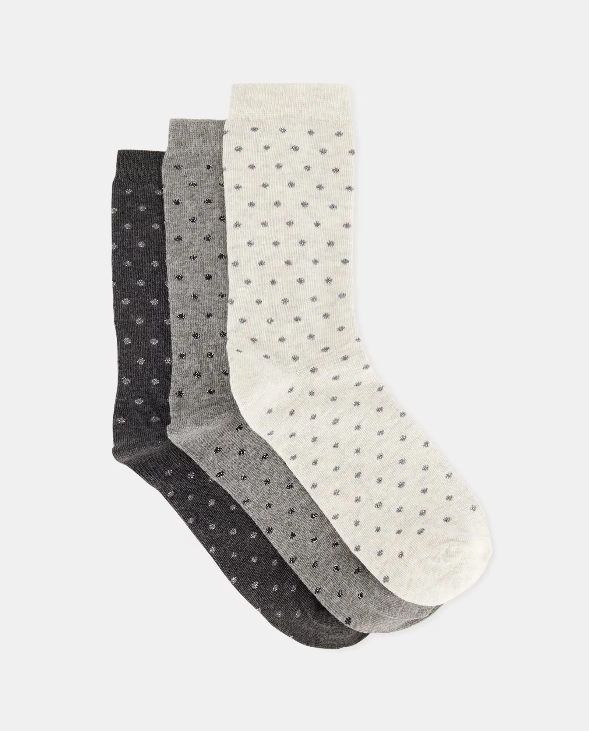 Набор из трех пар женских носков с принтом Easy Wear, цвет 820 Gris medio 
Набор из трех пар женских носков с принтом Easy Wear, цвет 820 Gris medio