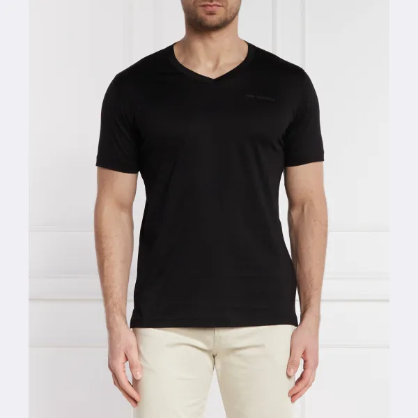 Футболка стандартного кроя Karl Lagerfeld, черный 
Футболка стандартного кроя Karl Lagerfeld, черный