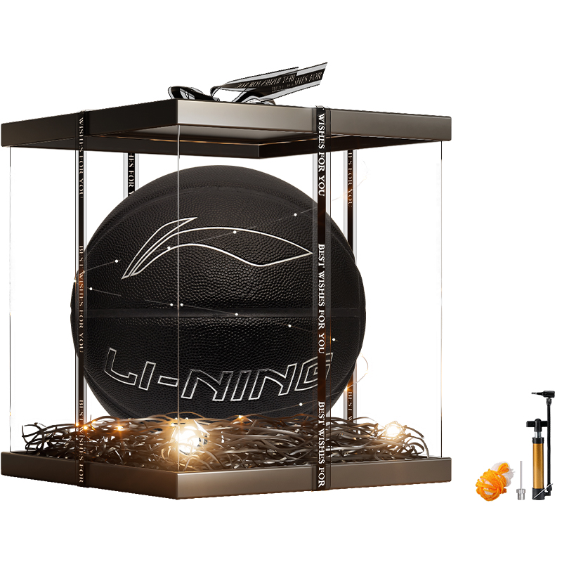 LINING Баскетбольный мяч CBA Collection PU черный размер 7 соревновательный
LINING Баскетбольный мяч CBA Collection PU черный размер 7 соревновательный