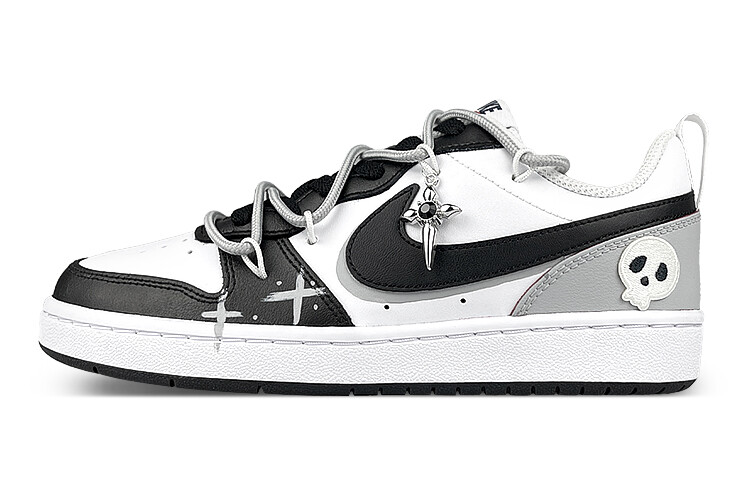 Кроссовки Nike Court Borough Skateboard Shoes Women's Low-Top Black White Gray 
Кроссовки Nike Court Borough Skateboard Shoes Women's Low-Top Black White Gray