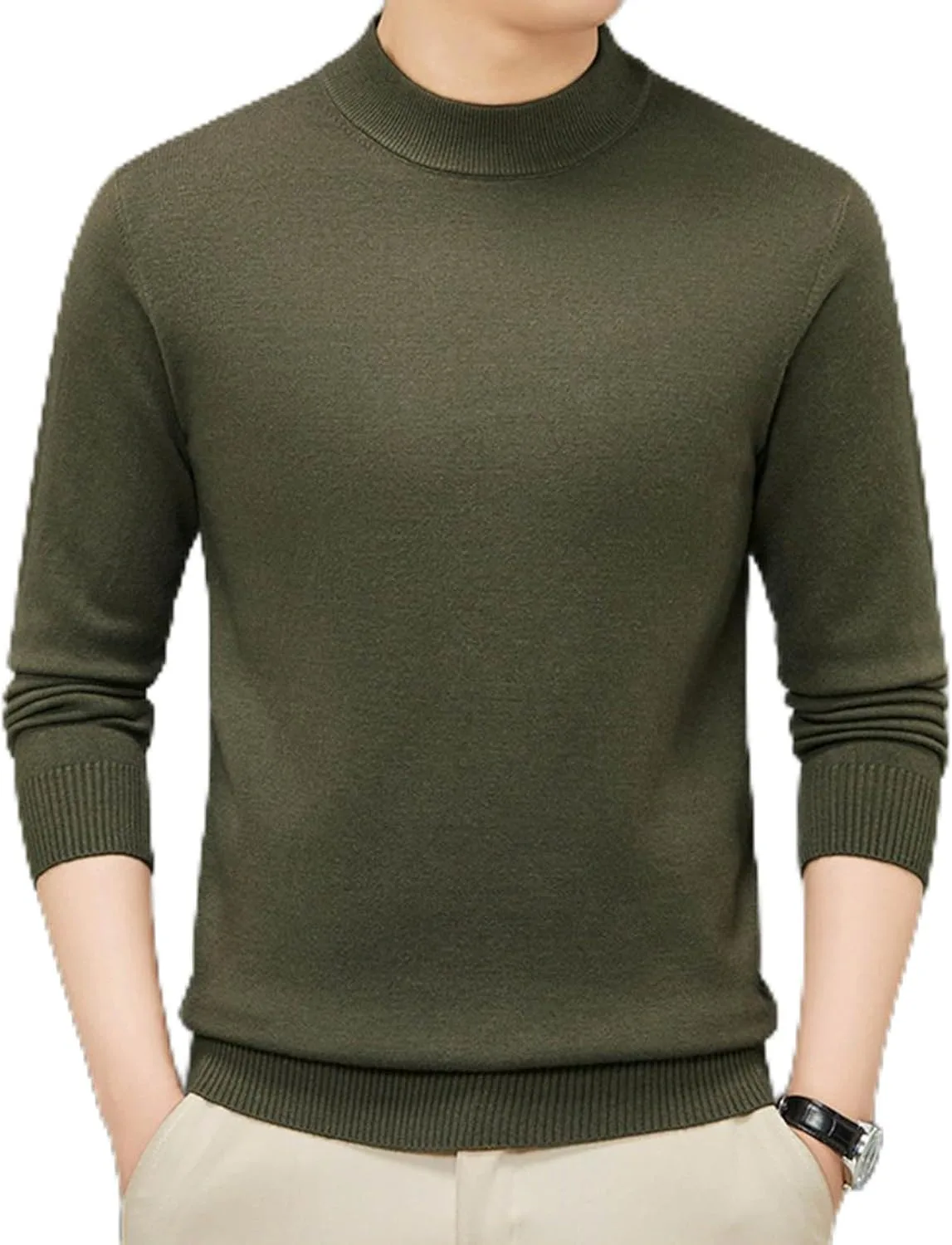 Свитер с высоким воротником для мужчин, теплый, на зиму
Свитер с высоким воротником для мужчин, теплый, на зиму