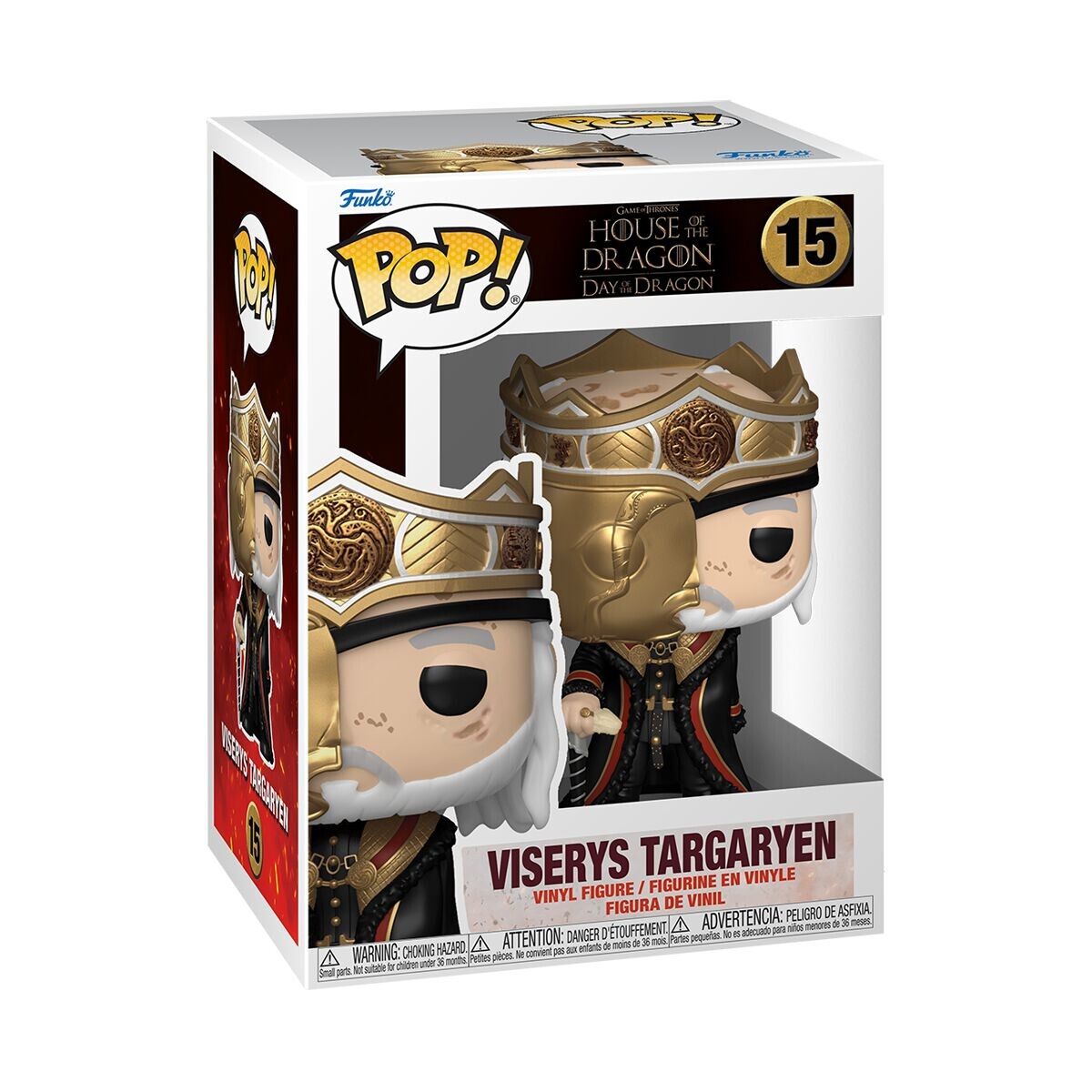 Виниловая фигурка Viserys Targaryen (Chase Edition möglich!) Vinyl Figur 15 от House Of The Dragon
Виниловая фигурка Viserys Targaryen (Chase Edition möglich!) Vinyl Figur 15 от House Of The Dragon