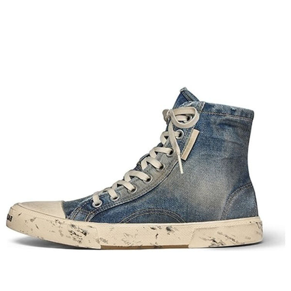 Кроссовки paris high top sneakers 'blue destroyed denim and rubber' Balenciaga, синий
Кроссовки paris high top sneakers 'blue destroyed denim and rubber' Balenciaga, синий