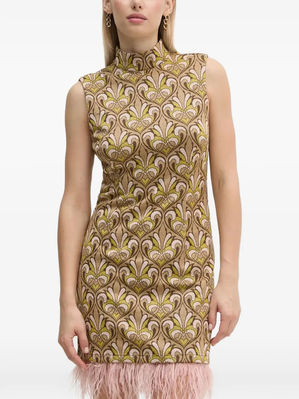 Мини-платье с узором Gaudi, бежевый
Мини-платье с узором Gaudi, бежевый