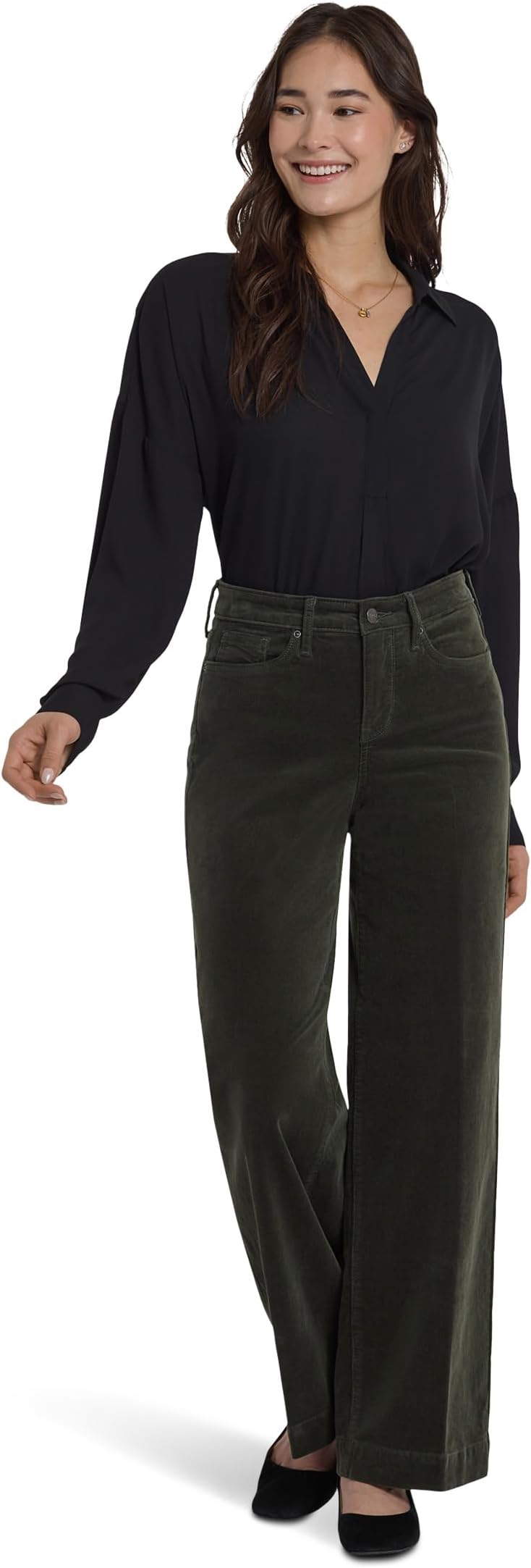 Брюки NYDJ Women's Cord Teresa Wide Leg, Vine Leaf
Брюки NYDJ Women's Cord Teresa Wide Leg, Vine Leaf