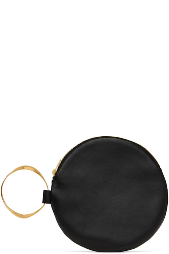 Черный круглый браслет-клатч The Row
Черный круглый браслет-клатч The Row
