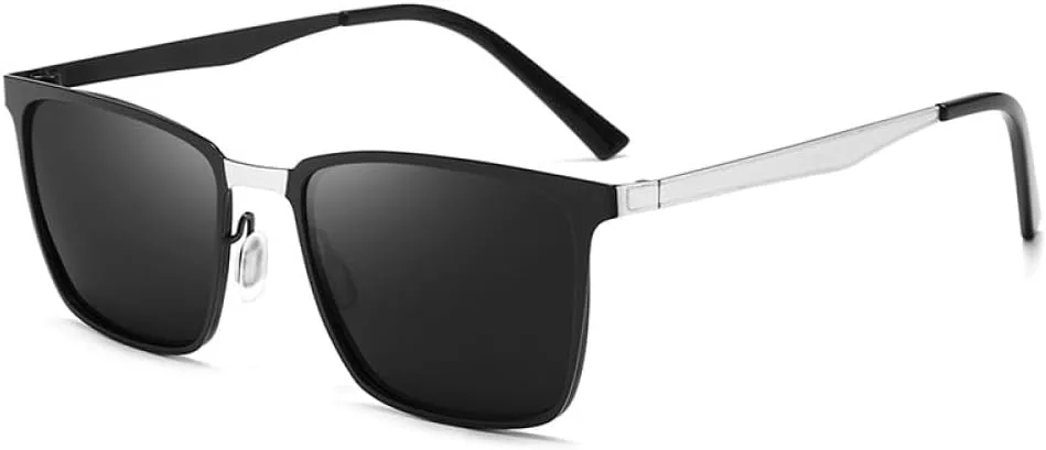 Поляризованные солнцезащитные очки для мужчин и женщин, квадратная оправа, модные солнцезащитные очки для мужчин с защитой от УФ-излучения UV400 MUTYNE, Silver
Поляризованные солнцезащитные очки для мужчин и женщин, квадратная оправа, модные солнцезащитные очки для мужчин с защитой от УФ-излучения UV400 MUTYNE, Silver