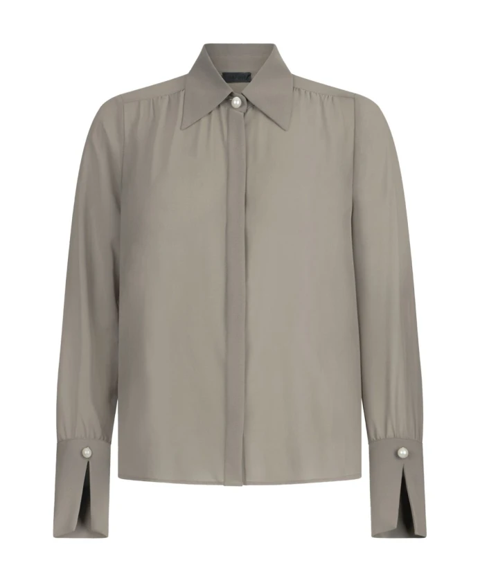 Зеленая рубашка с жемчужным воротником Liu Jo, зеленый
Зеленая рубашка с жемчужным воротником Liu Jo, зеленый