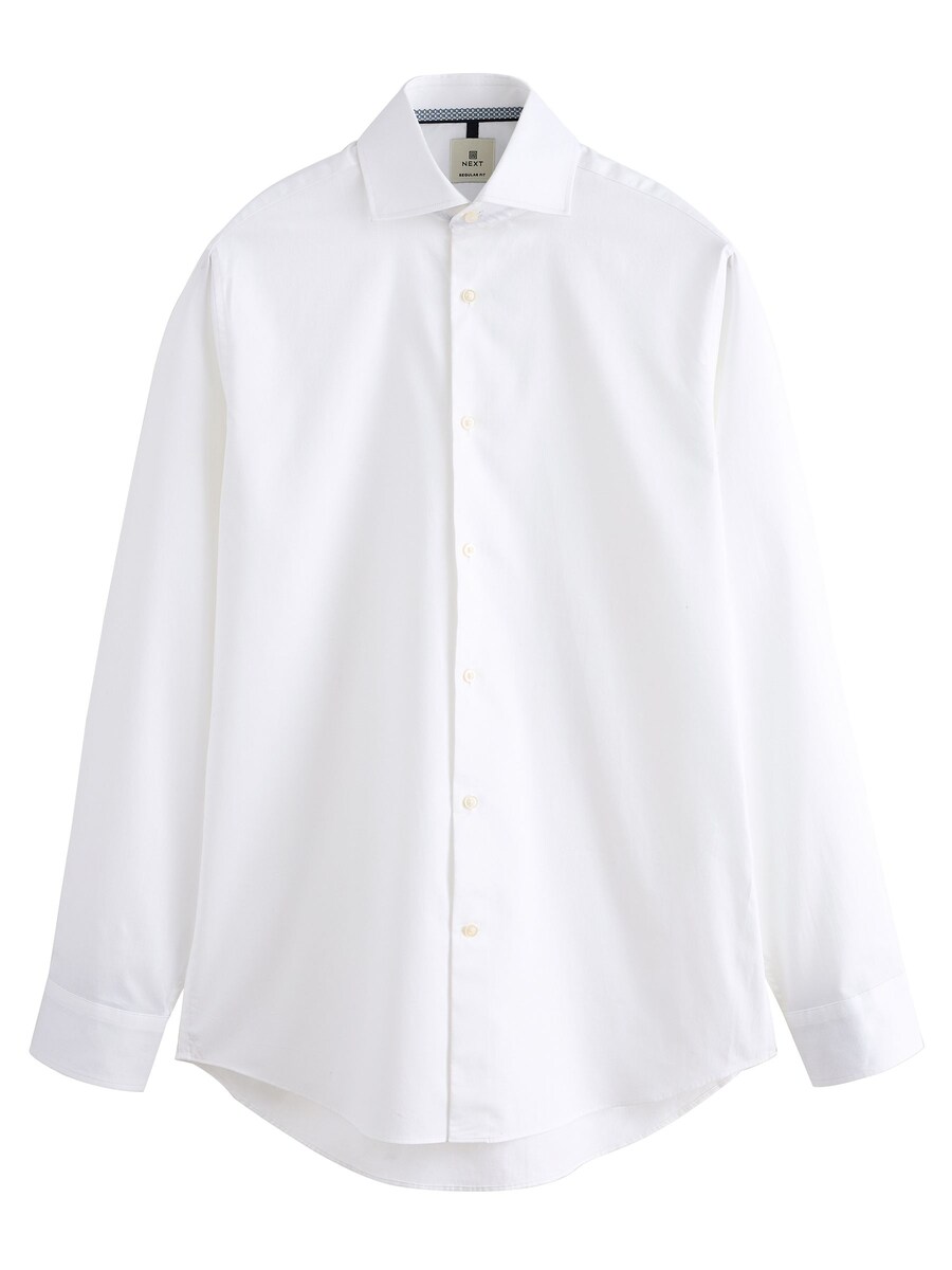 Рубашка на пуговицах классического кроя Next, белый 
Рубашка на пуговицах классического кроя Next, белый