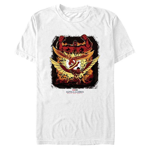 Футболка Big & Tall Captain America Brave New World с принтом Marvel
Футболка Big & Tall Captain America Brave New World с принтом Marvel