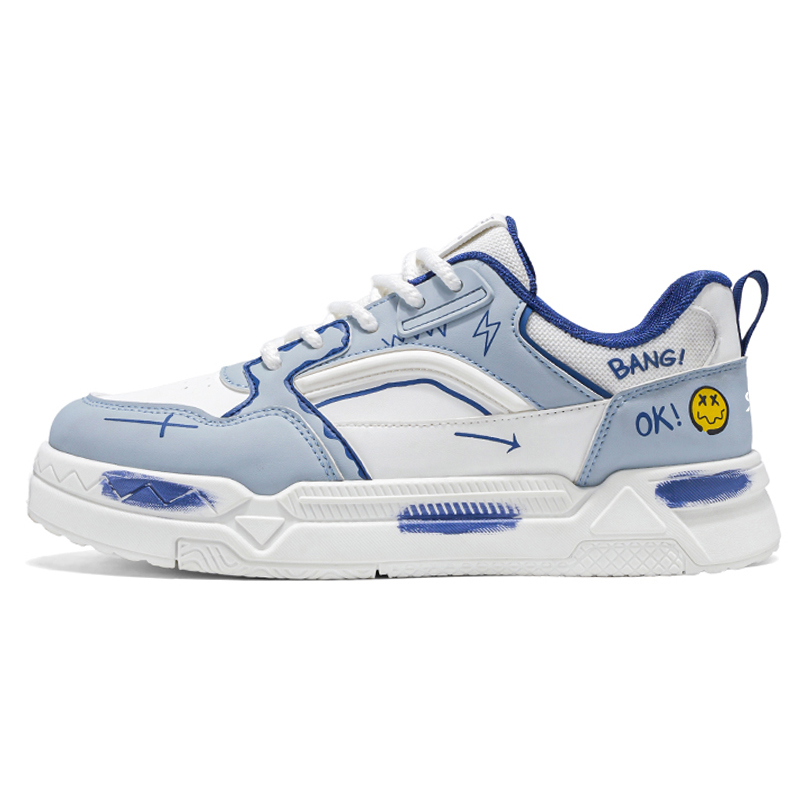 Мужские кроссовки для скейтбординга: легкие, износостойкие, дышащие и плотно облегающие Colorful Creations, White Blue
Мужские кроссовки для скейтбординга: легкие, износостойкие, дышащие и плотно облегающие Colorful Creations, White Blue