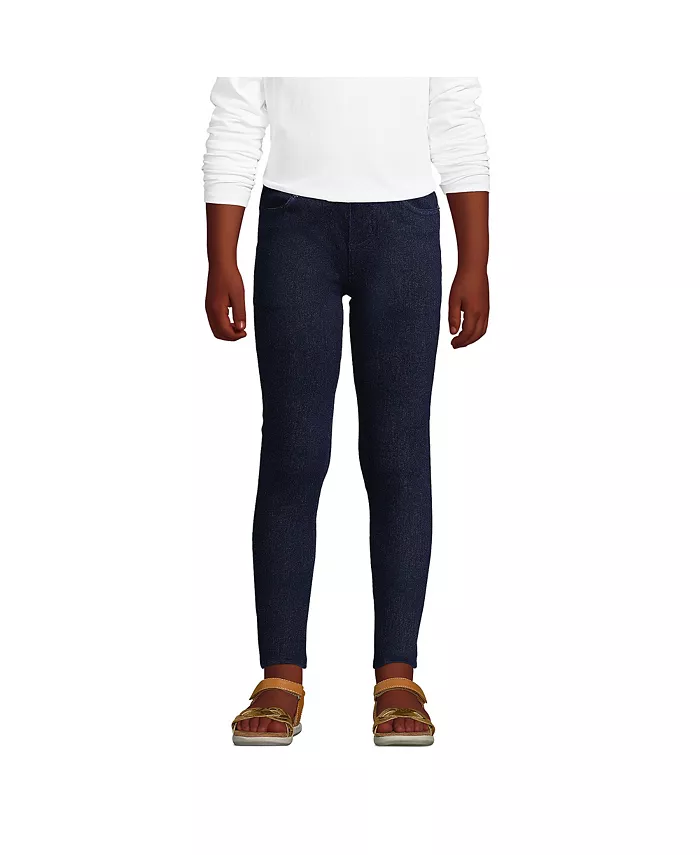 Джинсовые леггинсы Iron Knee для девочек постарше Lands' End, синий
Джинсовые леггинсы Iron Knee для девочек постарше Lands' End, синий