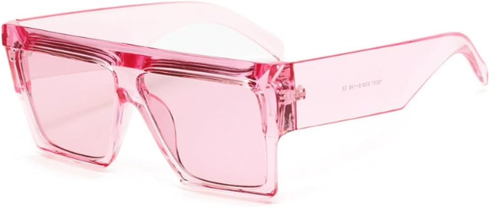 Модные солнцезащитные очки в крупной оправе для мужчин, стильные прозрачные очки для женщин, очки для коррекции формы лица, защита от УФ-излучения UV400 TKKTLLT, Pink Pink
Модные солнцезащитные очки в крупной оправе для мужчин, стильные прозрачные очки для женщин, очки для коррекции формы лица, защита от УФ-излучения UV400 TKKTLLT, Pink Pink