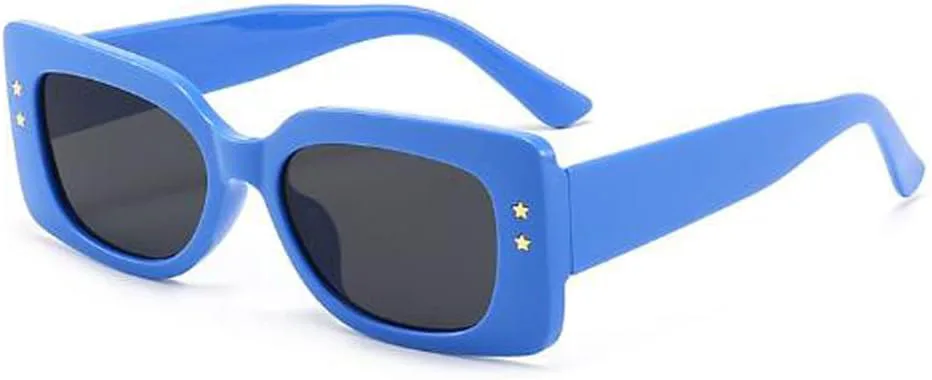 Солнцезащитные очки в прямоугольной оправе Star с широкими дужками, устойчивые к УФ-излучению, для мужчин и женщин star shop, Blue Frame Black Grey Flakes
Солнцезащитные очки в прямоугольной оправе Star с широкими дужками, устойчивые к УФ-излучению, для мужчин и женщин star shop, Blue Frame Black Grey Flakes