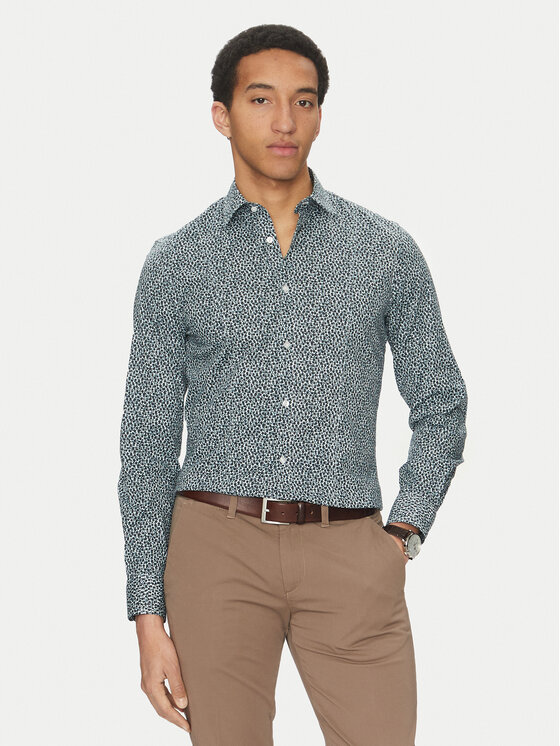 Рубашка облегающего кроя 4GHH02 4388Z Marciano Guess, синий 
Рубашка облегающего кроя 4GHH02 4388Z Marciano Guess, синий