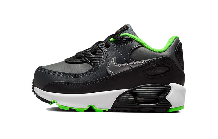 Кроссовки Nike Air Max 90, черный/серый/зеленый 
Кроссовки Nike Air Max 90, черный/серый/зеленый