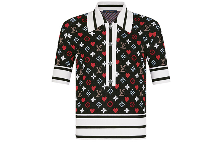Поло женское Louis Vuitton с воротником на пуговицах, черный / белый
Поло женское Louis Vuitton с воротником на пуговицах, черный / белый