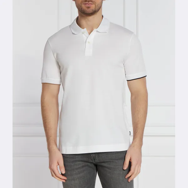Polo parlay 211 стандартной посадки Пике мерсеризованный Boss, белый
Polo parlay 211 стандартной посадки Пике мерсеризованный Boss, белый
