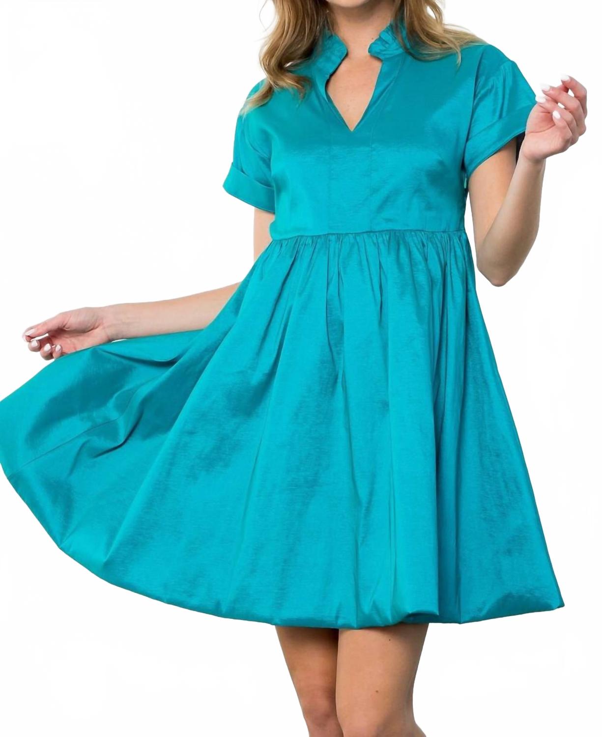 Лазурное платье с пузырчатой юбкой Moonlight THML
Лазурное платье с пузырчатой юбкой Moonlight THML