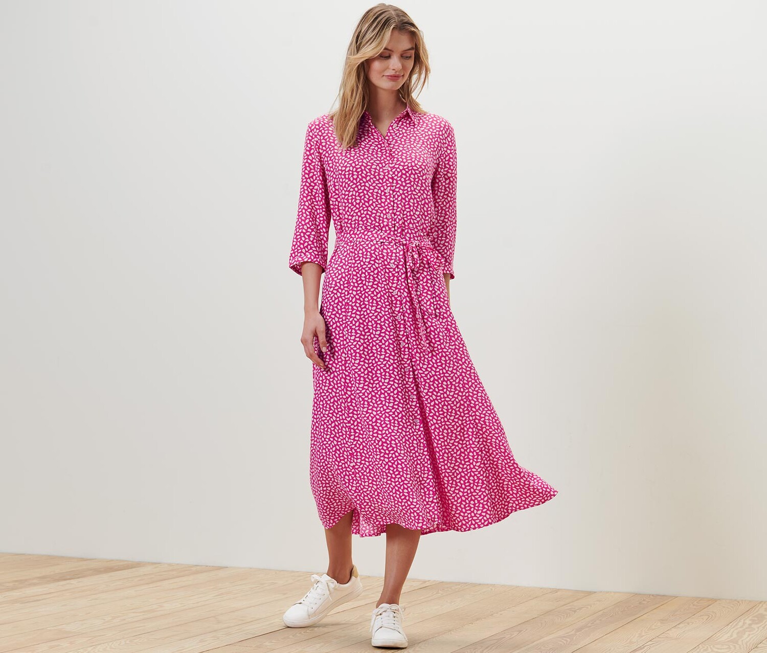 Платье-рубашка с принтом Tchibo 
Платье-рубашка с принтом Tchibo