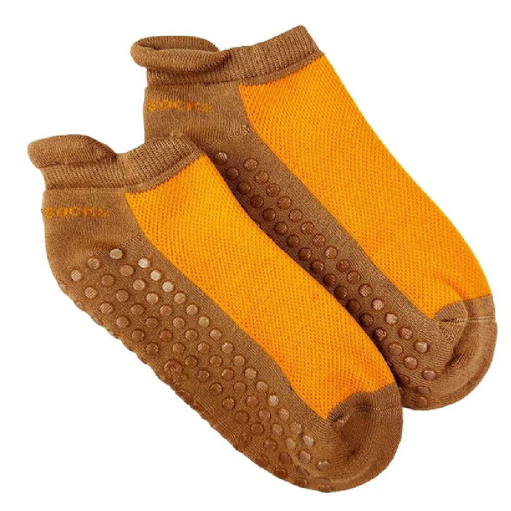 Хлопковые носки на щиколотке с сетчатым верхом на пятке и нескользящим захватом WEAR SIERRA, цвет Tan
Хлопковые носки на щиколотке с сетчатым верхом на пятке и нескользящим захватом WEAR SIERRA, цвет Tan