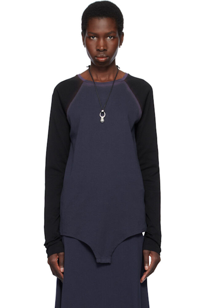 Синий комбинезон с длинными рукавами Julie Kegels 
Синий комбинезон с длинными рукавами Julie Kegels