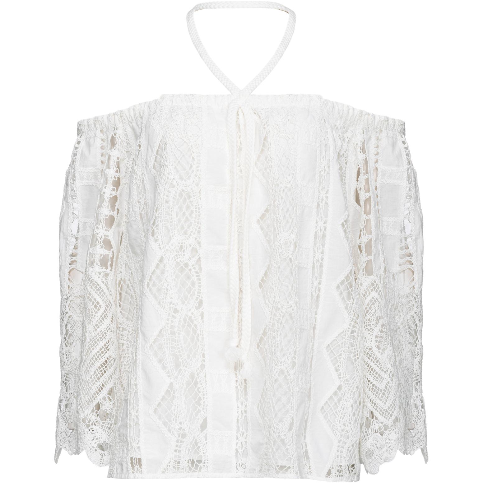 Блузка Notorius с завитым вырезом PINKO, белый
Блузка Notorius с завитым вырезом PINKO, белый