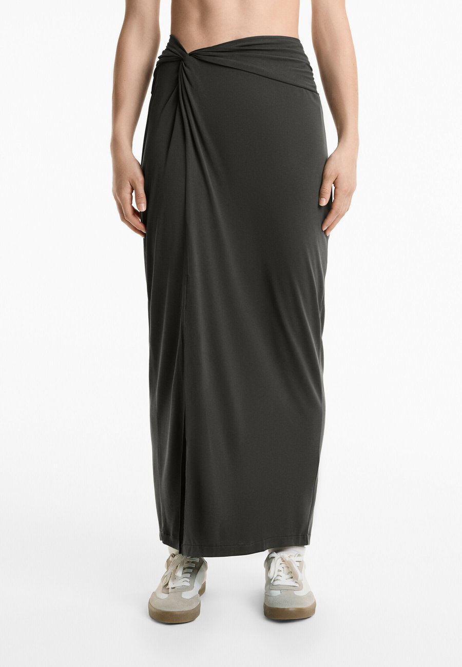 Юбка OYSHO SOFT TOUCH FLOATY KNOTTED MIDI, Dark Grey
Юбка OYSHO SOFT TOUCH FLOATY KNOTTED MIDI, Dark Grey
