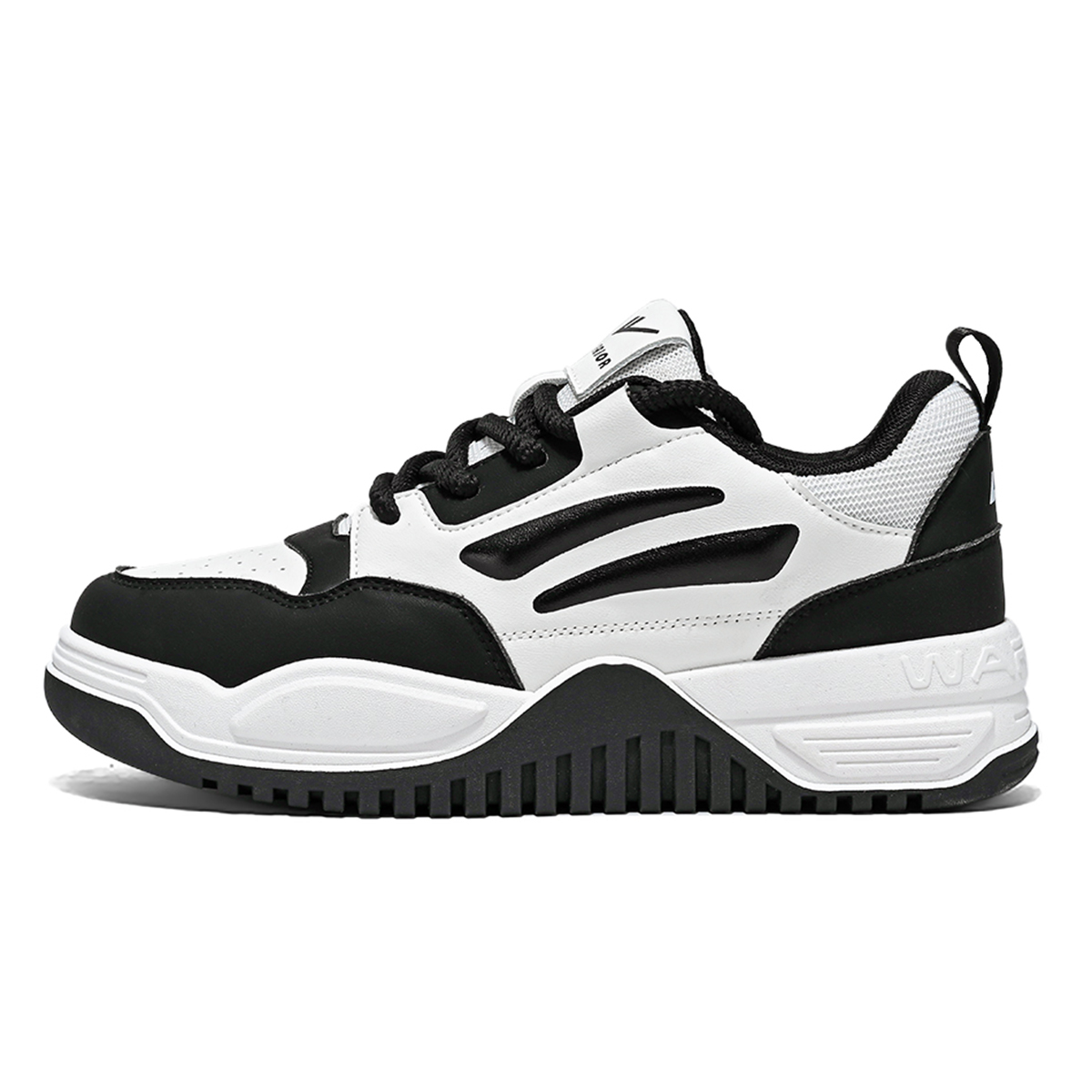 WARRIOR Износостойкие низкие кроссовки для скейтбординга, увеличивающие рост, мужские, белые, черные 
WARRIOR Износостойкие низкие кроссовки для скейтбординга, увеличивающие рост, мужские, белые, черные