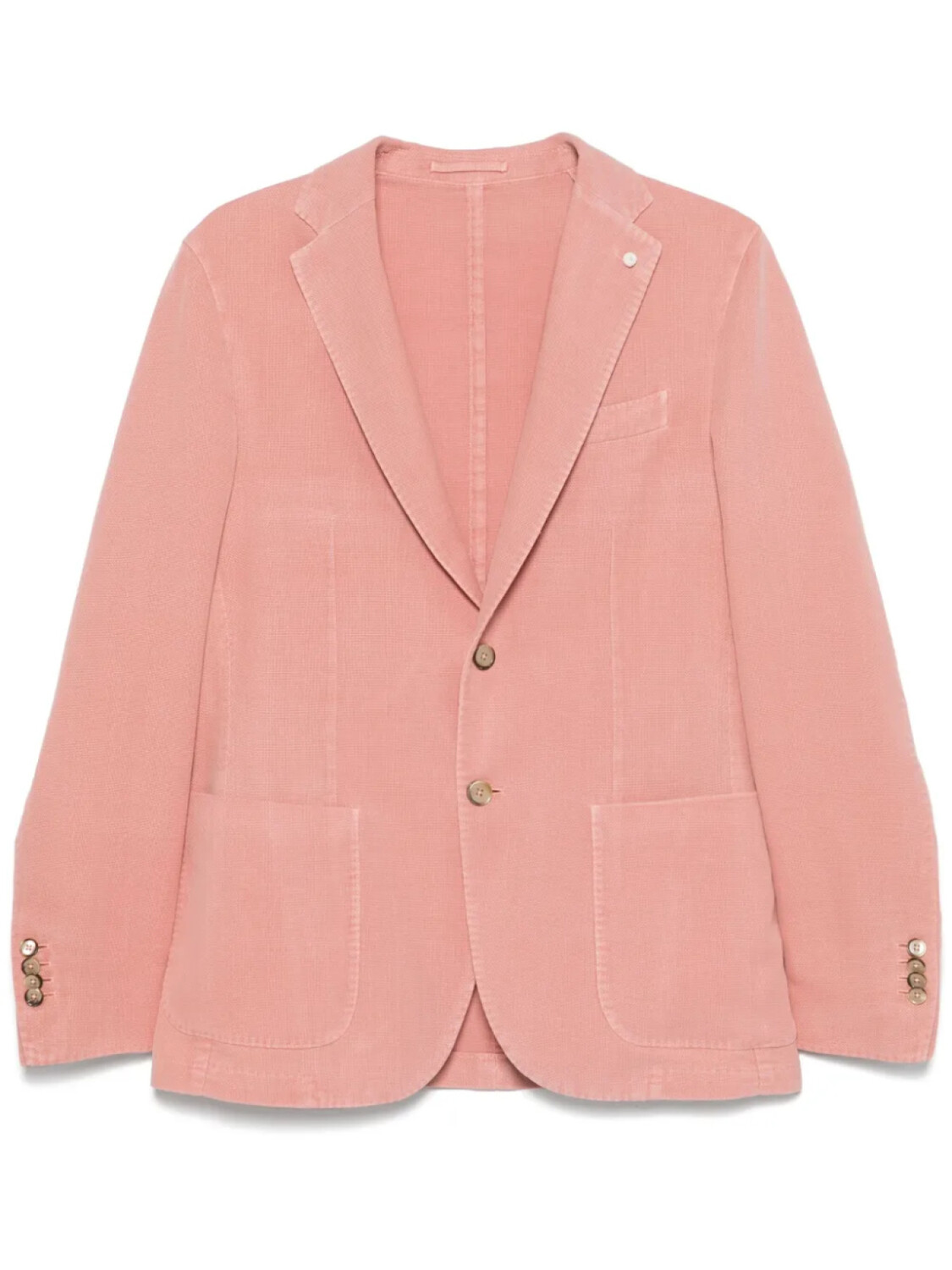 LUIGI BIANCHI MANTOVA однобортный пиджак, розовый
LUIGI BIANCHI MANTOVA однобортный пиджак, розовый