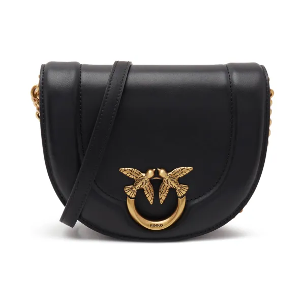 Миниатюрная сумка на плечо Round Click из мягкой телячьей кожи Pinko, черный
Миниатюрная сумка на плечо Round Click из мягкой телячьей кожи Pinko, черный