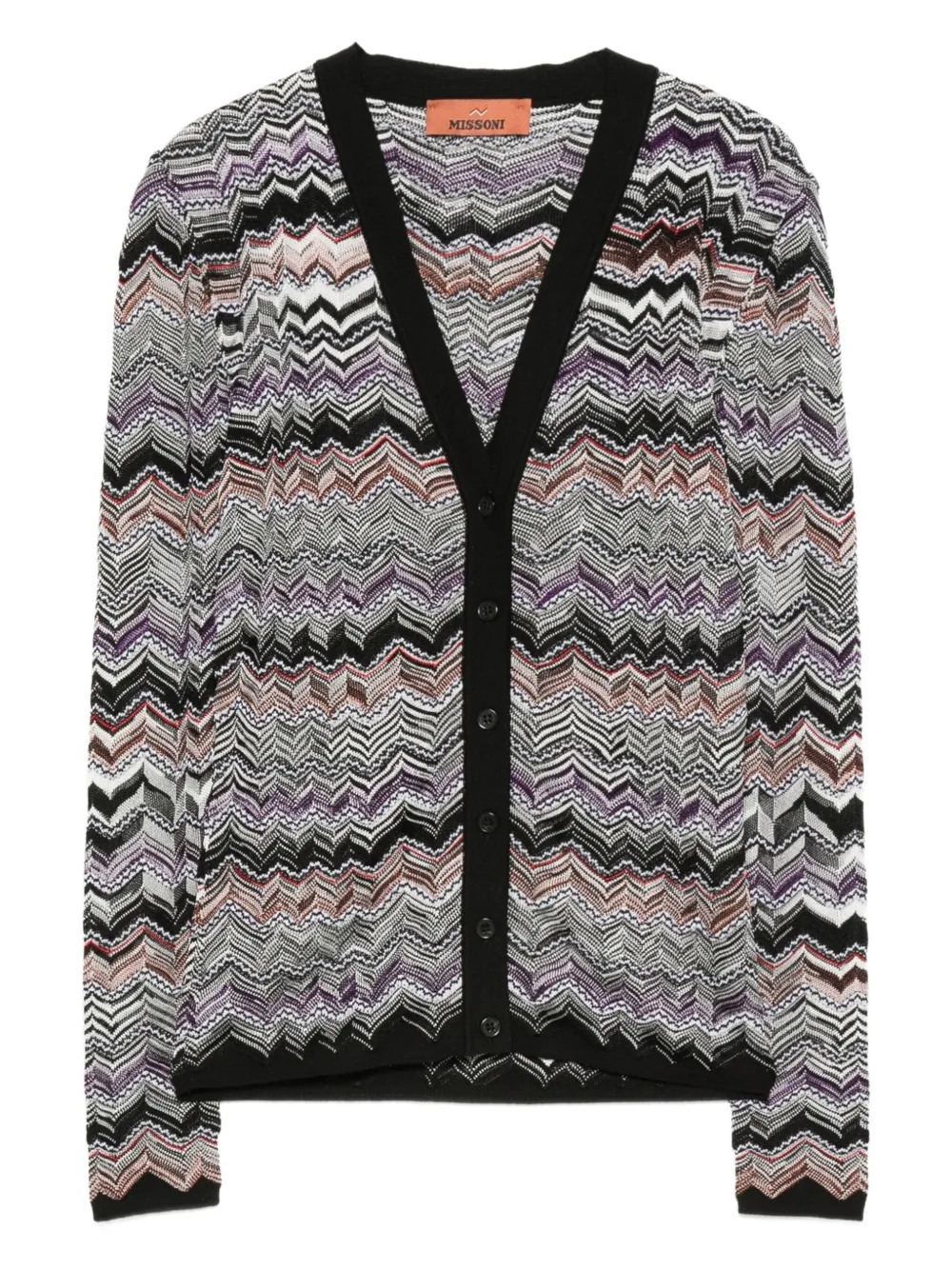 Кардиган с узором шеврон Missoni, черный
Кардиган с узором шеврон Missoni, черный