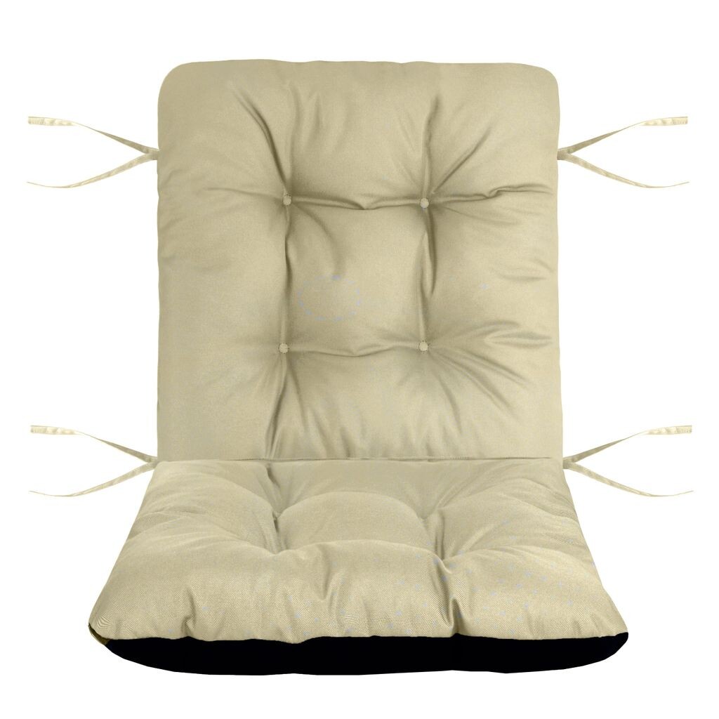 Подушка для садового стула Domarex SILLA DUO 100x50 см водонепроницаемая подушка для сиденья садового стула, привязанная к стулу - бежевый
Подушка для садового стула Domarex SILLA DUO 100x50 см водонепроницаемая подушка для сиденья садового стула, привязанная к стулу - бежевый