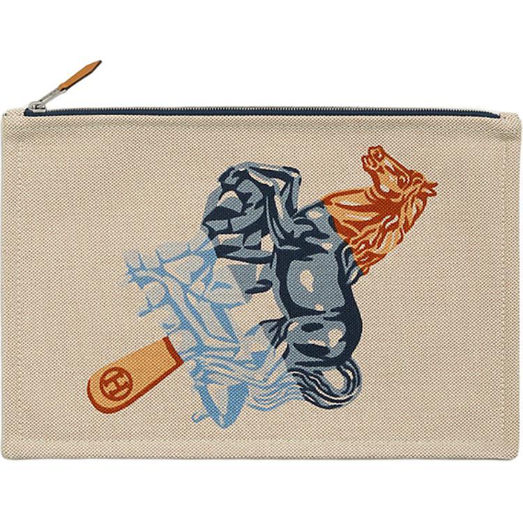 HERMES Хлопковая дорожная сумка для хранения унисекс телесного и синего цветов, Flesh & Blue
HERMES Хлопковая дорожная сумка для хранения унисекс телесного и синего цветов, Flesh & Blue