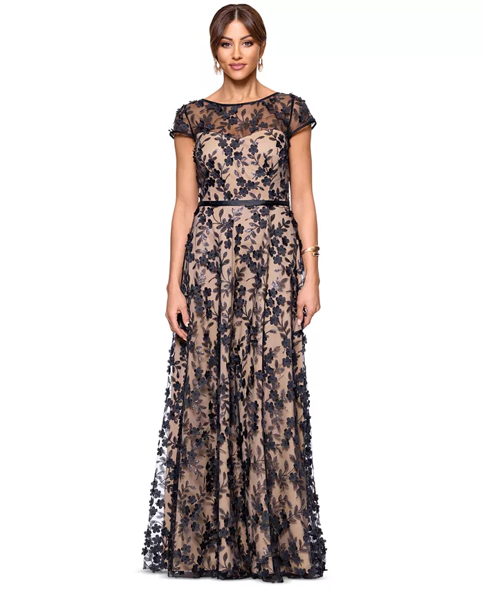 Платье с короткими рукавами и лодочкой, декорированное накладными элементами (Petite) XSCAPE, коричневый/бежевый
Платье с короткими рукавами и лодочкой, декорированное накладными элементами (Petite) XSCAPE, коричневый/бежевый