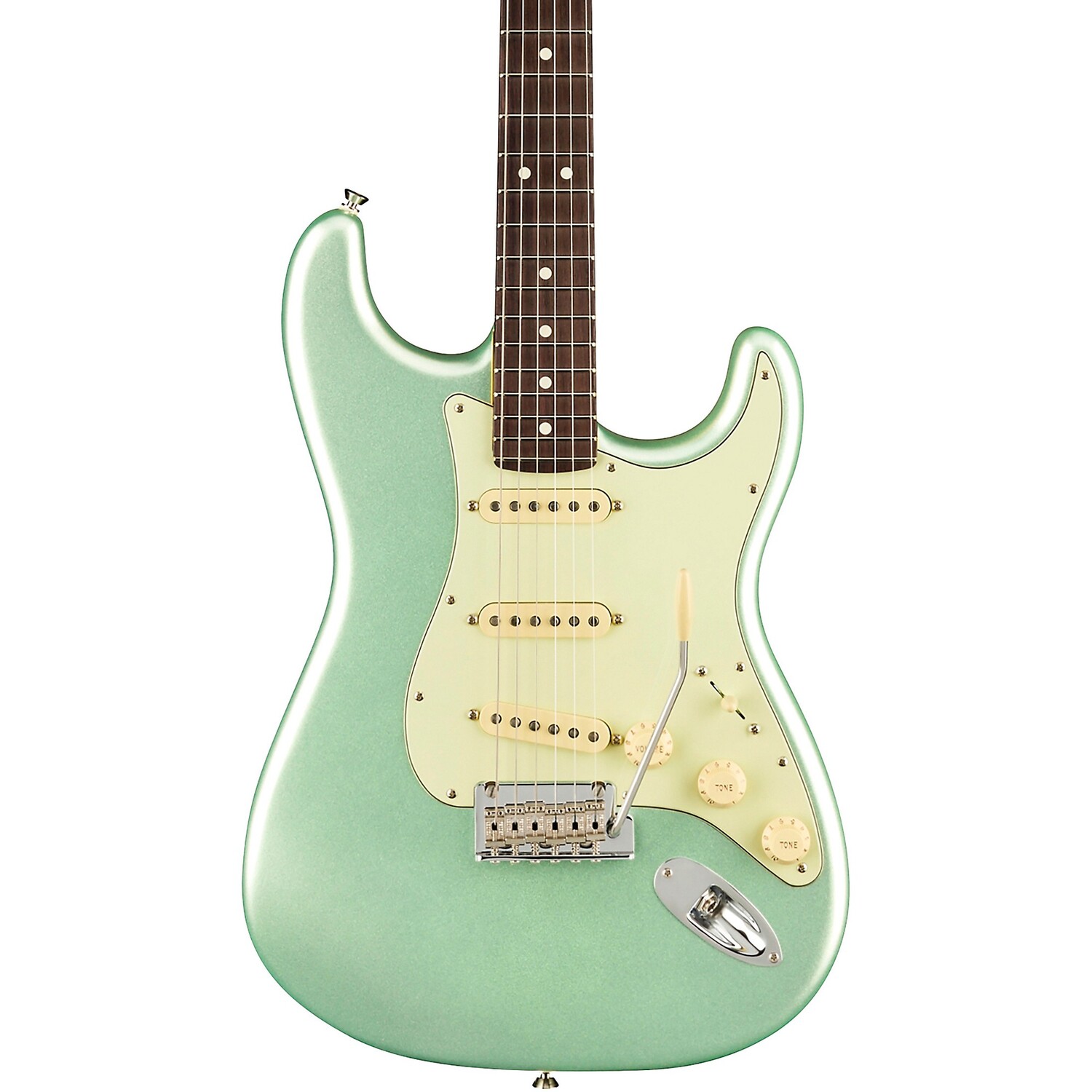 Электрогитара Fender American Professional II Stratocaster с накладкой из палисандра Mystic Surf Green
Электрогитара Fender American Professional II Stratocaster с накладкой из палисандра Mystic Surf Green