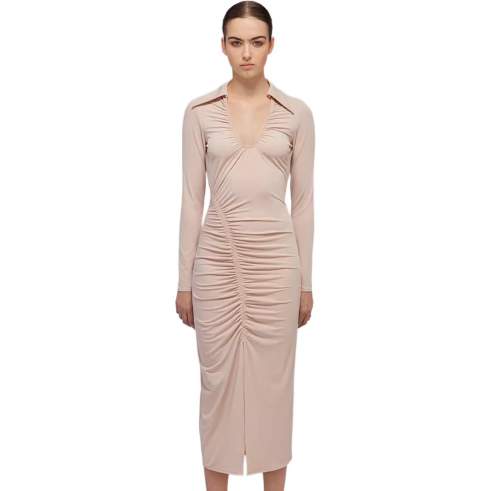 Селфи Длинное Платье с Длинными Рукавами Женское Светло-коричневое Self-portrait
Селфи Длинное Платье с Длинными Рукавами Женское Светло-коричневое Self-portrait