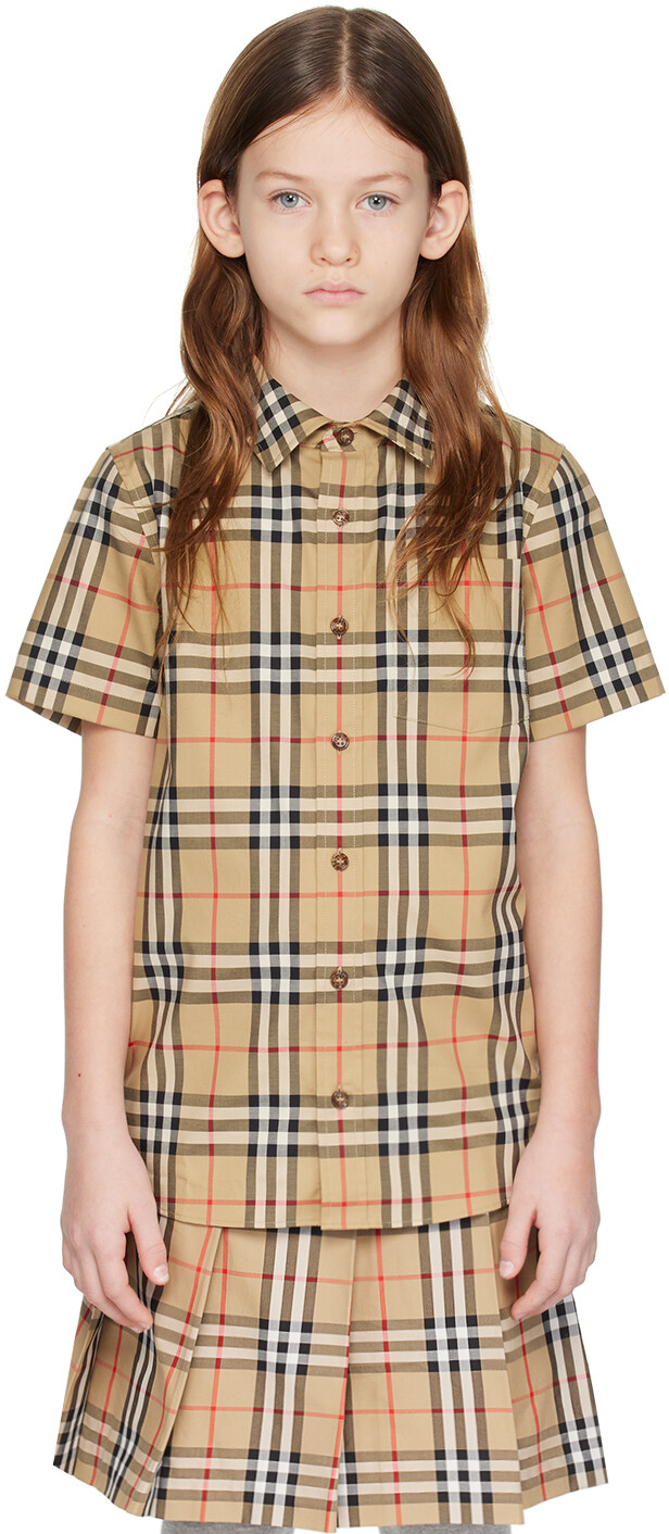 Детская бежевая рубашка в клетку Burberry, цвет Archive beige, Бежевый, Детская бежевая рубашка в клетку Burberry, цвет Archive beige
Детская бежевая рубашка в клетку Burberry, цвет Archive beige, Бежевый, Детская бежевая рубашка в клетку Burberry, цвет Archive beige