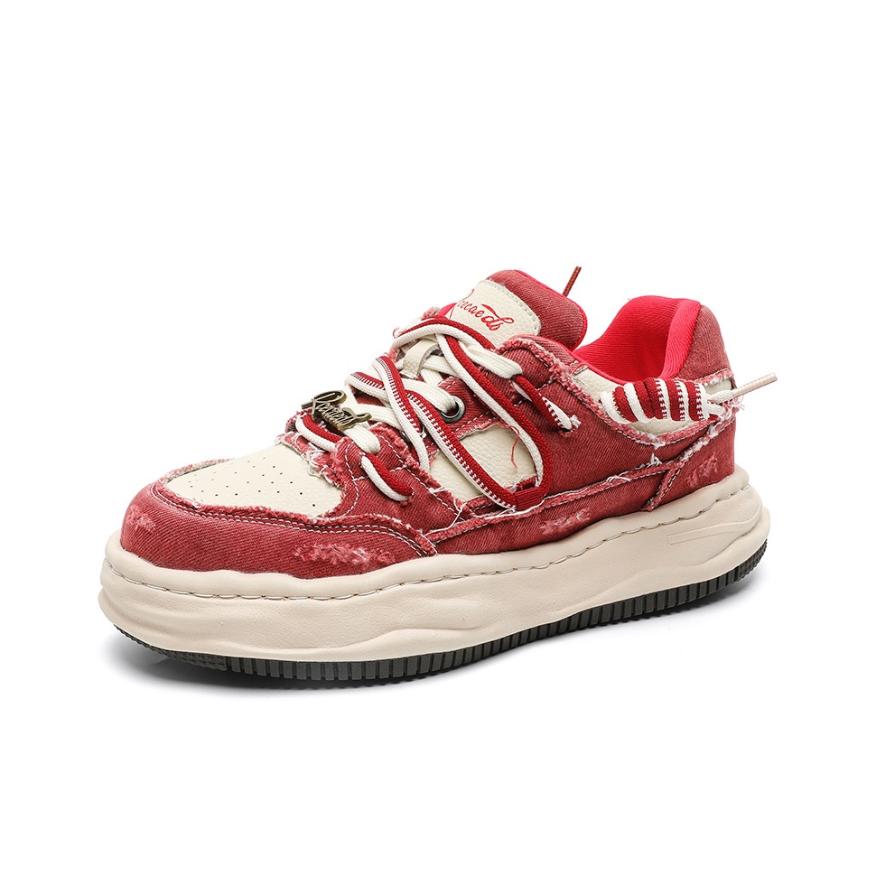 KACHILANG Низкие скейтерские кроссовки унисекс красные, цвет Red
KACHILANG Низкие скейтерские кроссовки унисекс красные, цвет Red