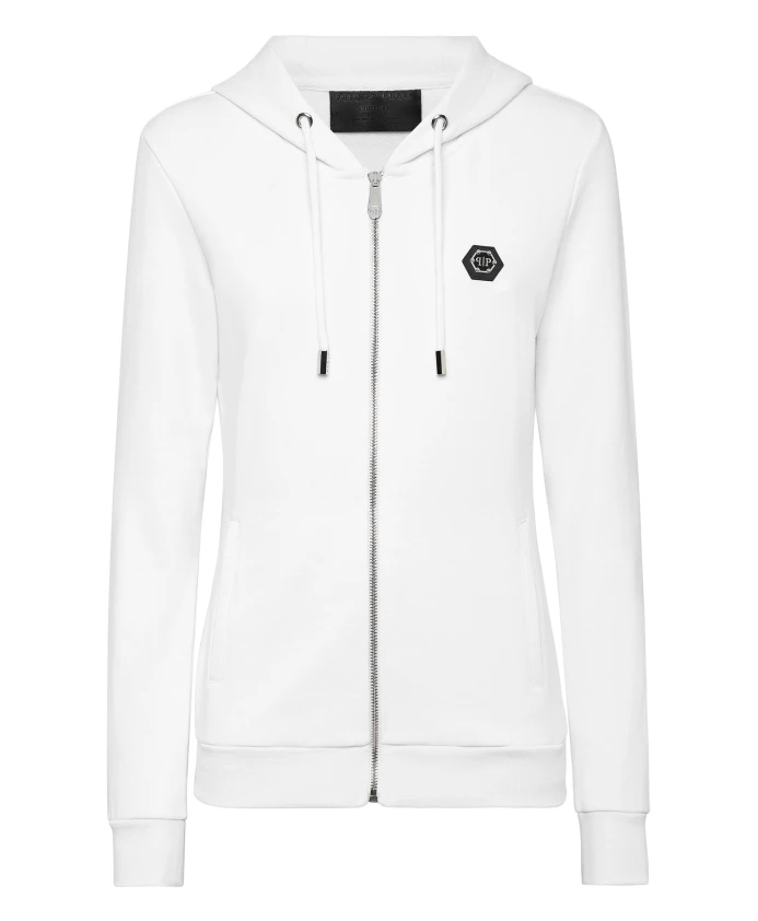 Толстовка с капюшоном, свитшот на молнии Philipp Plein, белый
Толстовка с капюшоном, свитшот на молнии Philipp Plein, белый