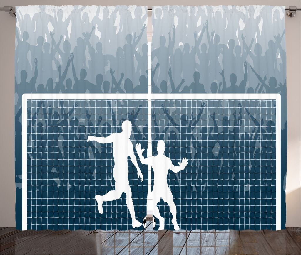 ABAKUHAUS Sport Rustic Curtain, Penalty Football, универсальные ленточные шторы для гостиной с петлями и крючками, 280 x 175 см, синий белый
ABAKUHAUS Sport Rustic Curtain, Penalty Football, универсальные ленточные шторы для гостиной с петлями и крючками, 280 x 175 см, синий белый