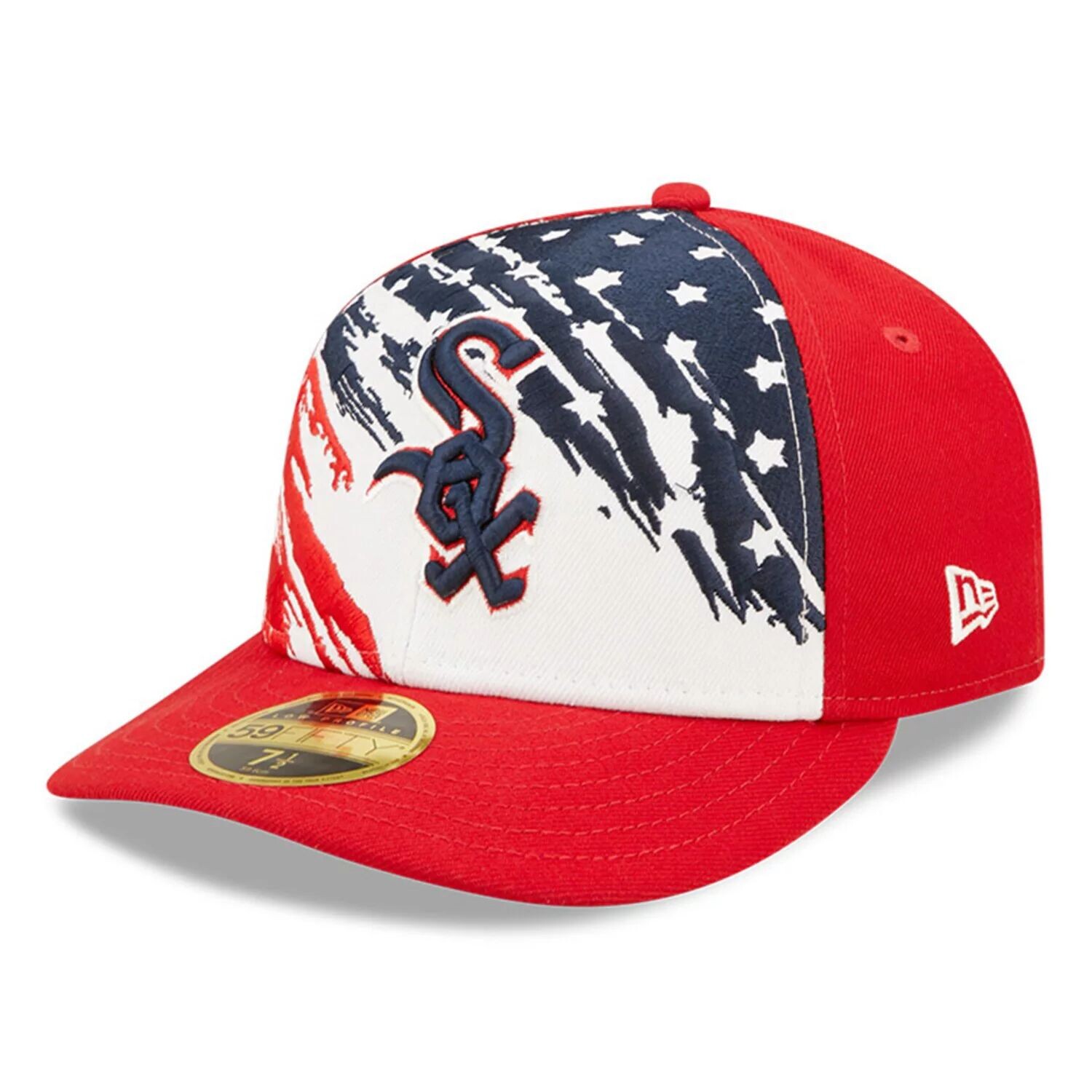 Мужская низкопрофильная шляпа New Era Red Chicago White Sox 2022, 4 июля 59FIFTY
Мужская низкопрофильная шляпа New Era Red Chicago White Sox 2022, 4 июля 59FIFTY
